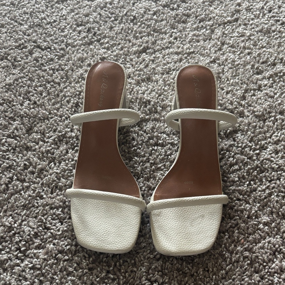 Elegant White Women's Sandals